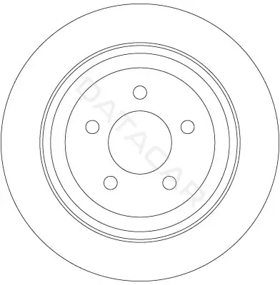Тормозные диски TRW DF6341
