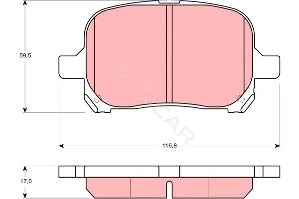 Тормозные колодки TRW GDB3152