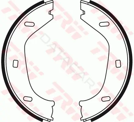 Колодки ручника TRW GS8219