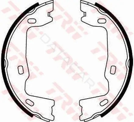 Колодки ручника TRW GS8223