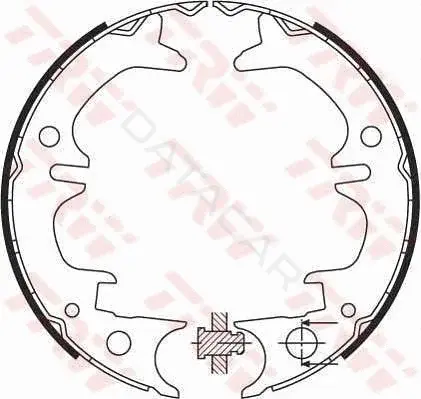 Колодки ручника TRW GS8430