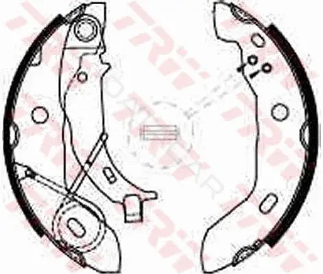 Барабанные колодки TRW GS8627