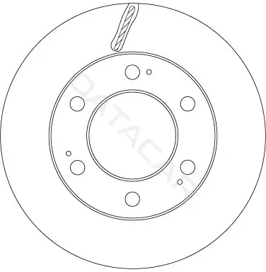 Тормозные диски TRW DF6882