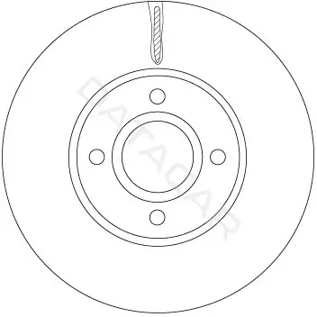 Тормозные диски TRW DF6898