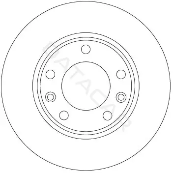 Тормозные диски TRW DF6910
