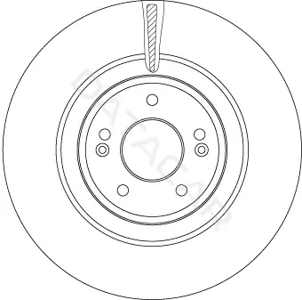 Тормозные диски TRW DF6572