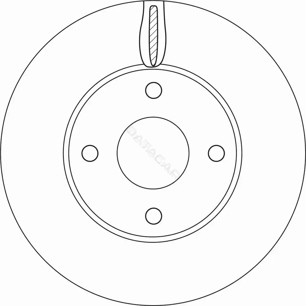 Тормозные диски TRW DF6593