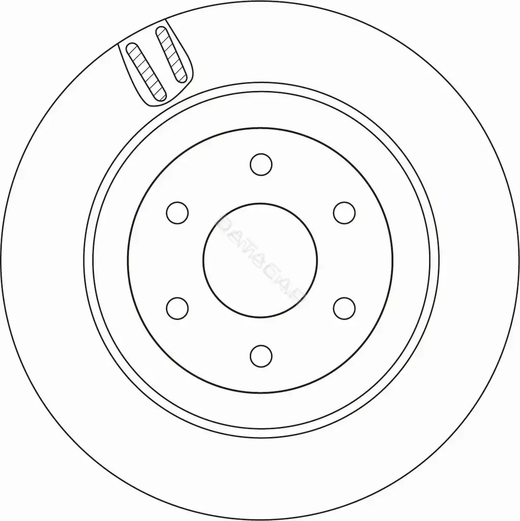 Тормозные диски TRW DF6967