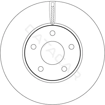 Тормозные диски TRW DF6975