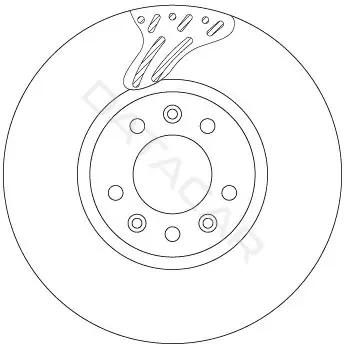 Тормозные диски TRW DF6977S