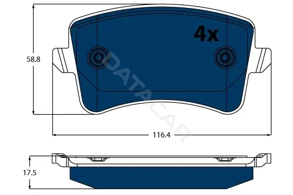 Тормозные колодки TRW GDB1765BTE