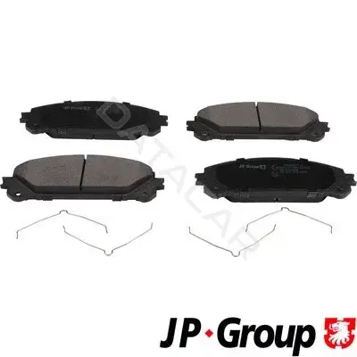 Тормозные колодки JP GROUP 4863607510