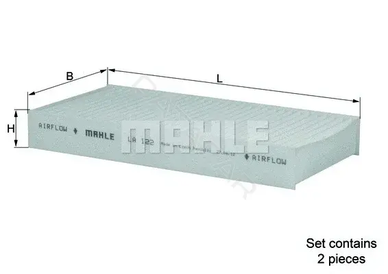 Фильтр салонный KNECHT/MAHLE LA122/S