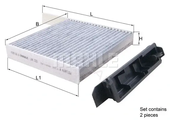 Фильтр салонный KNECHT/MAHLE LAK230