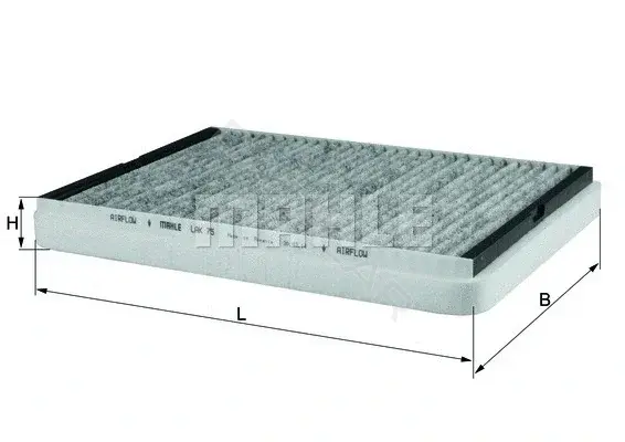 Фильтр салонный KNECHT/MAHLE LAK75