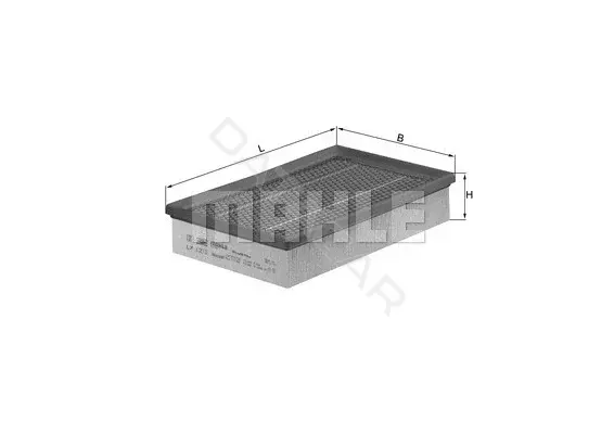 Воздушный фильтр KNECHT/MAHLE LX1212