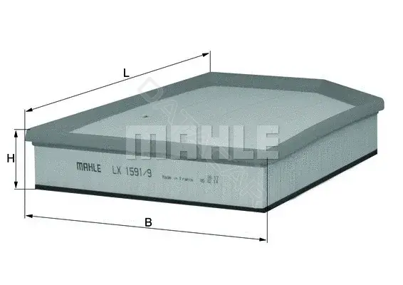 Воздушный фильтр KNECHT/MAHLE LX1591/9