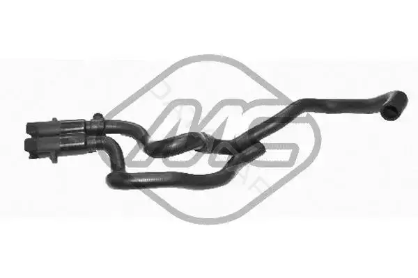 Патрубок печки Metalcaucho 08860