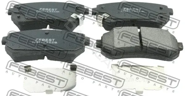 Тормозные колодки FEBEST 2201-CEEDR