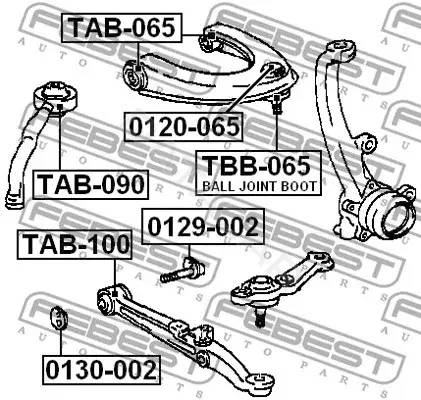 Шаровая опора FEBEST TBB-065