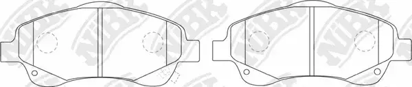Тормозные колодки NiBK PN1233