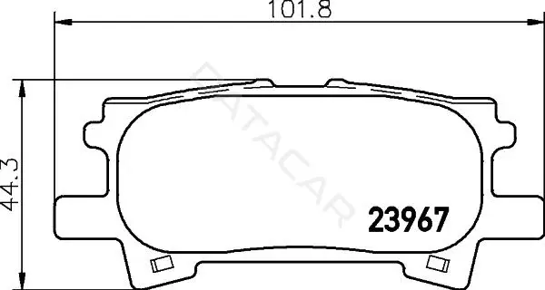Тормозные колодки NISSHINBO NP1028