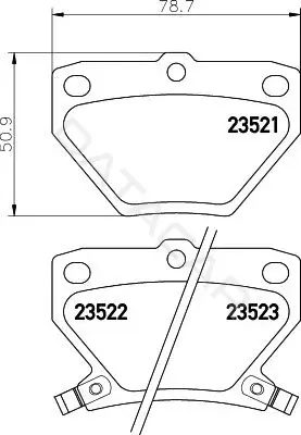 Тормозные колодки NISSHINBO NP1032