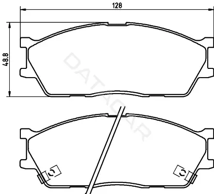 Тормозные колодки NISSHINBO NP6061