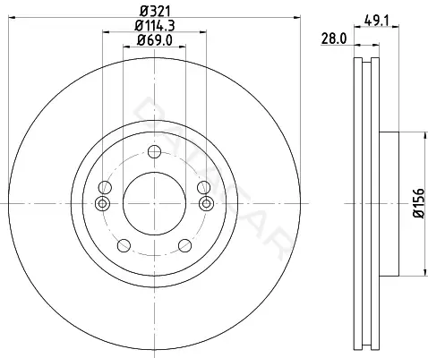 Тормозные диски NISSHINBO ND6056K
