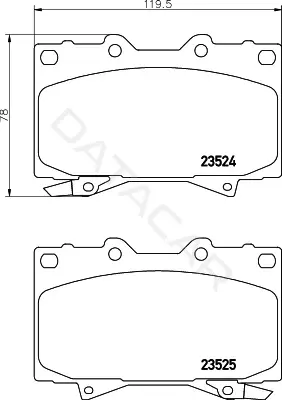 Тормозные колодки NISSHINBO NP1018SC