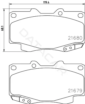 Тормозные колодки NISSHINBO NP1039SC