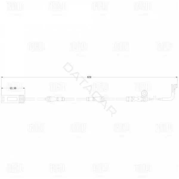 Датчик износа тормозных колодок TRIALLI PFS4178