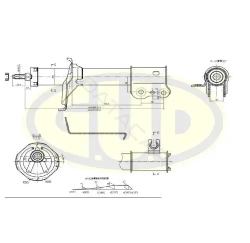 Амортизаторы GUD GSA334198