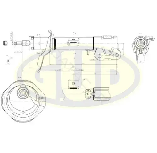 Амортизаторы GUD GSA339080