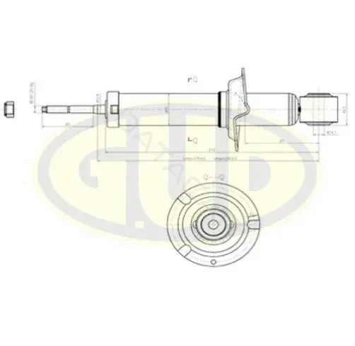 Амортизаторы GUD GSA341463