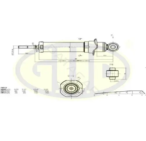 Амортизаторы GUD GSA341815