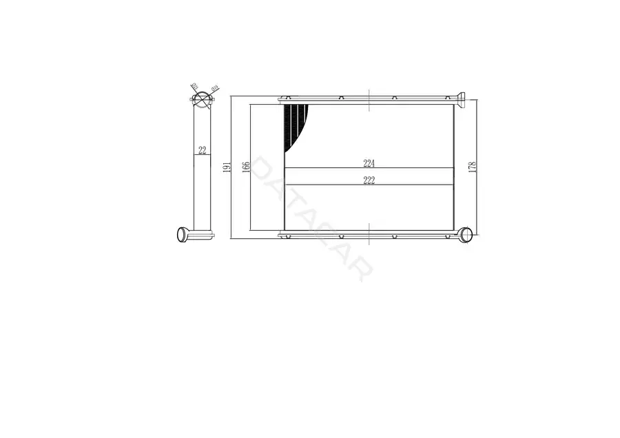Радиатор печки M-TEX MTR53313