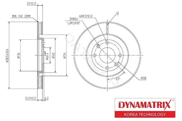 Тормозные диски DYNAMATRIX DBD489