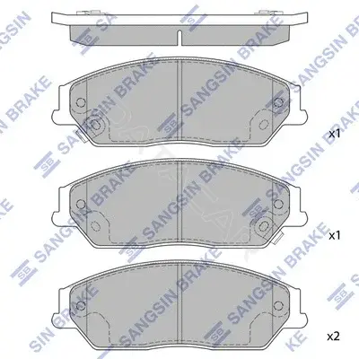 Тормозные колодки Hi-Q SP1590