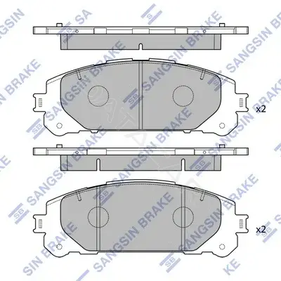 Тормозные колодки Hi-Q SP4448