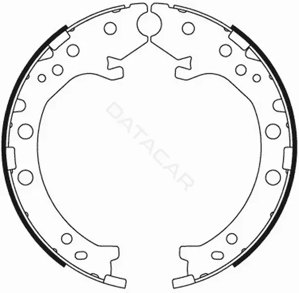 Барабанные колодки SB NAGAMOCHI BS28003