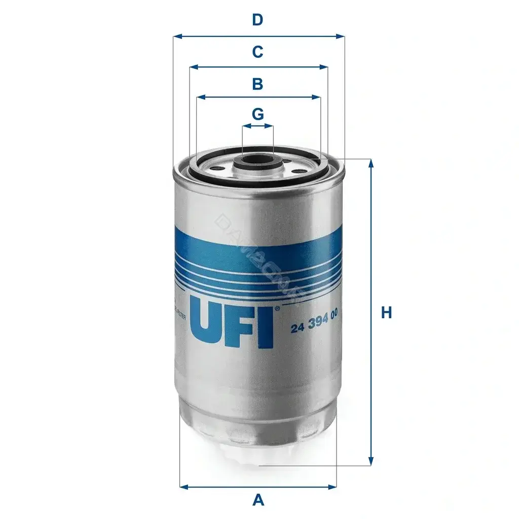 Топливный фильтр UFI 24.394.00