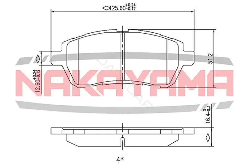Тормозные колодки NAKAYAMA HP8478NY