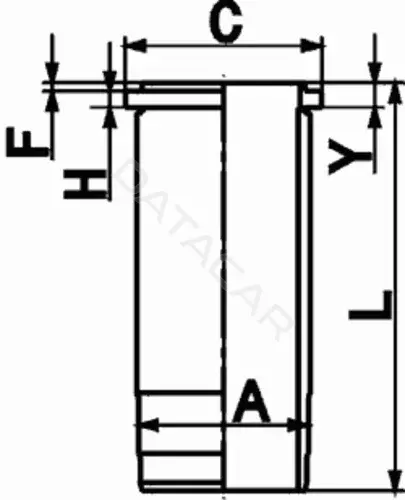 Гильза цилиндра KOLBENSCHMIDT 89532110