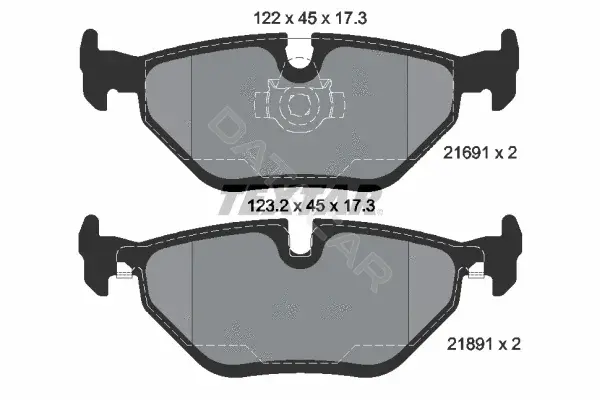 Тормозные колодки TEXTAR 2169103