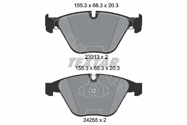 Тормозные колодки TEXTAR 2331301