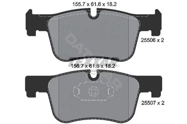 Тормозные колодки TEXTAR 2550601