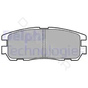 Тормозные колодки DELPHI LP965