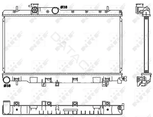 Радиатор охлаждения NRF 53038