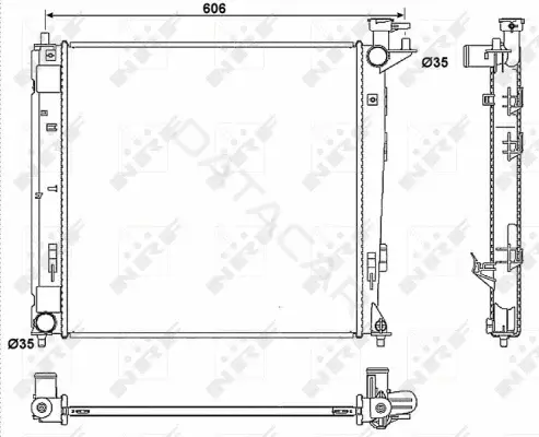 Радиатор охлаждения NRF 53054